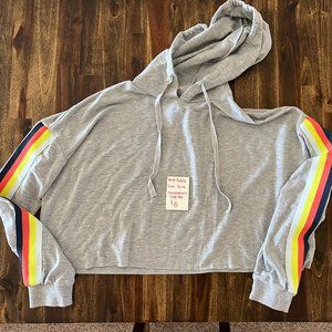 Wild Fable Long Sleeve Crop Top Sweatshirt